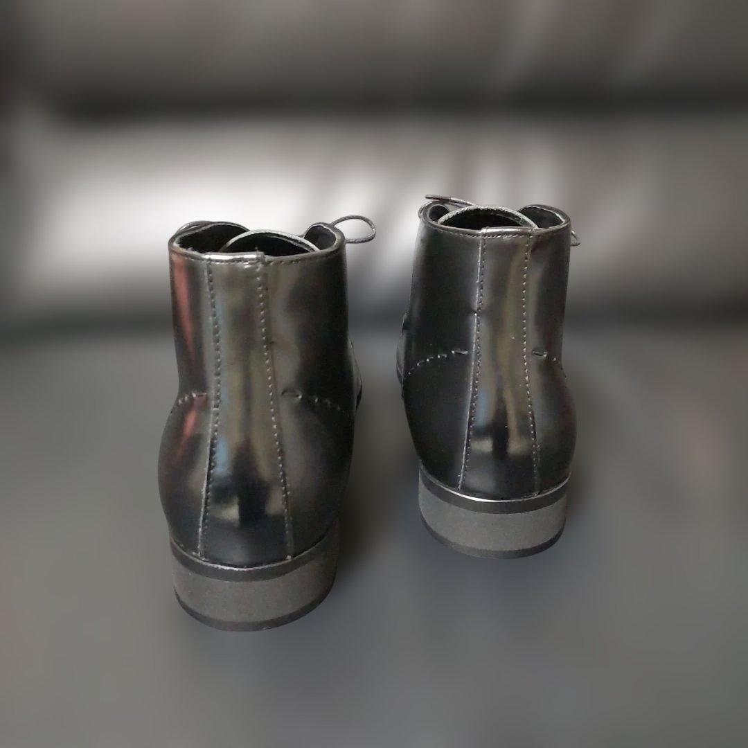 未使用⭐️トラサルディ レザーハイカットチャッカブーツ 27 ブラック