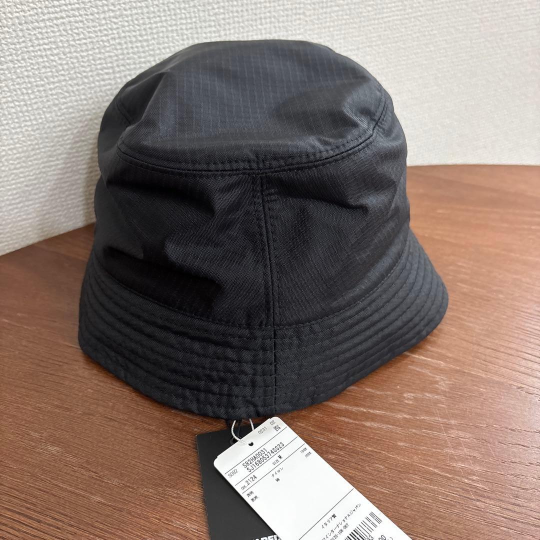 Mサイズ　DSQUARED2 ナイロン　ロゴ白　バケット　ハット