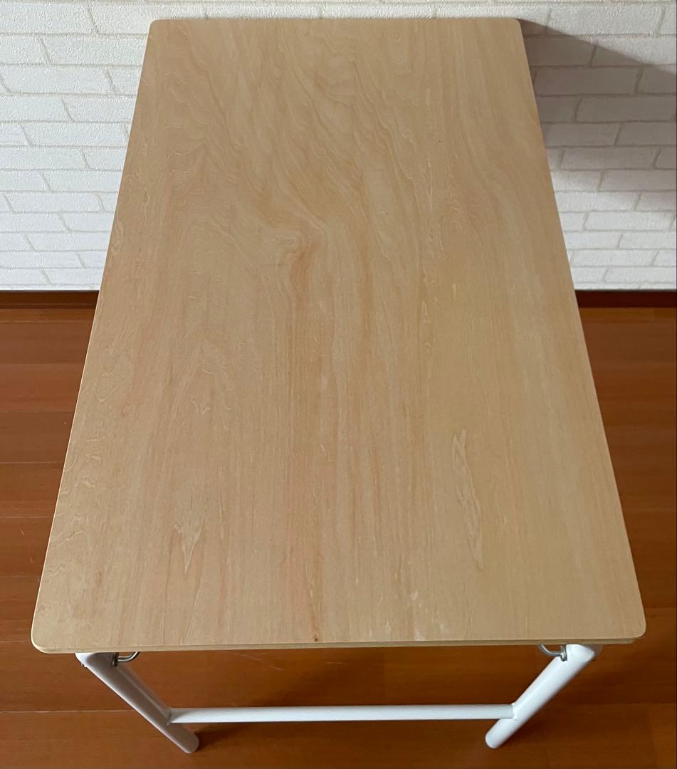 Miri★無印良品MUJIスチールパイプテーブル、チェア セット