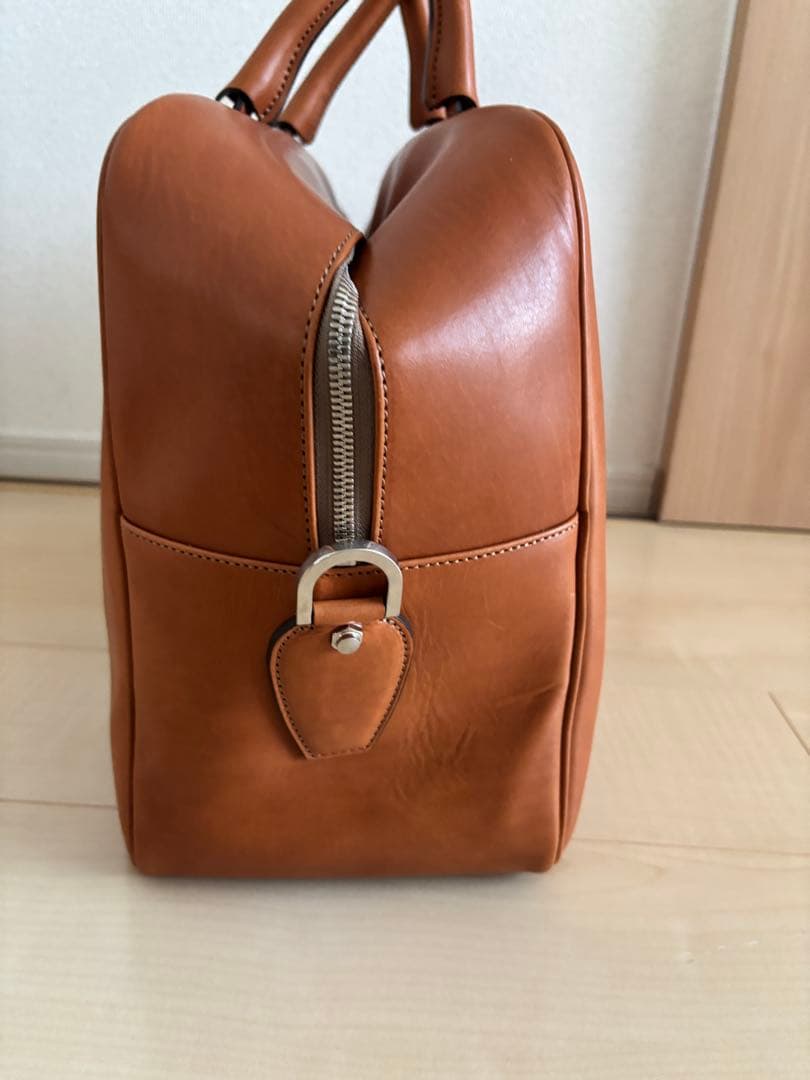 未使用⭐︎万双 双鞣和地ボストンバッグ