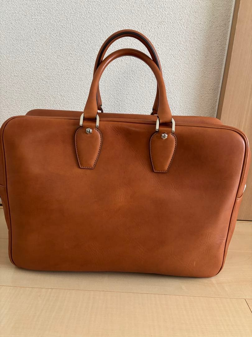 未使用⭐︎万双 双鞣和地ボストンバッグ