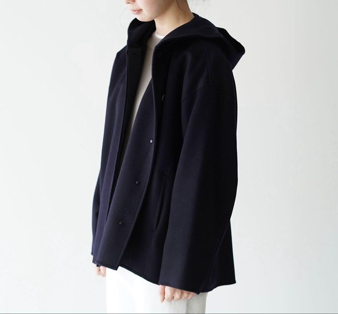 mizuiro ind ウール フード付き ショートコート