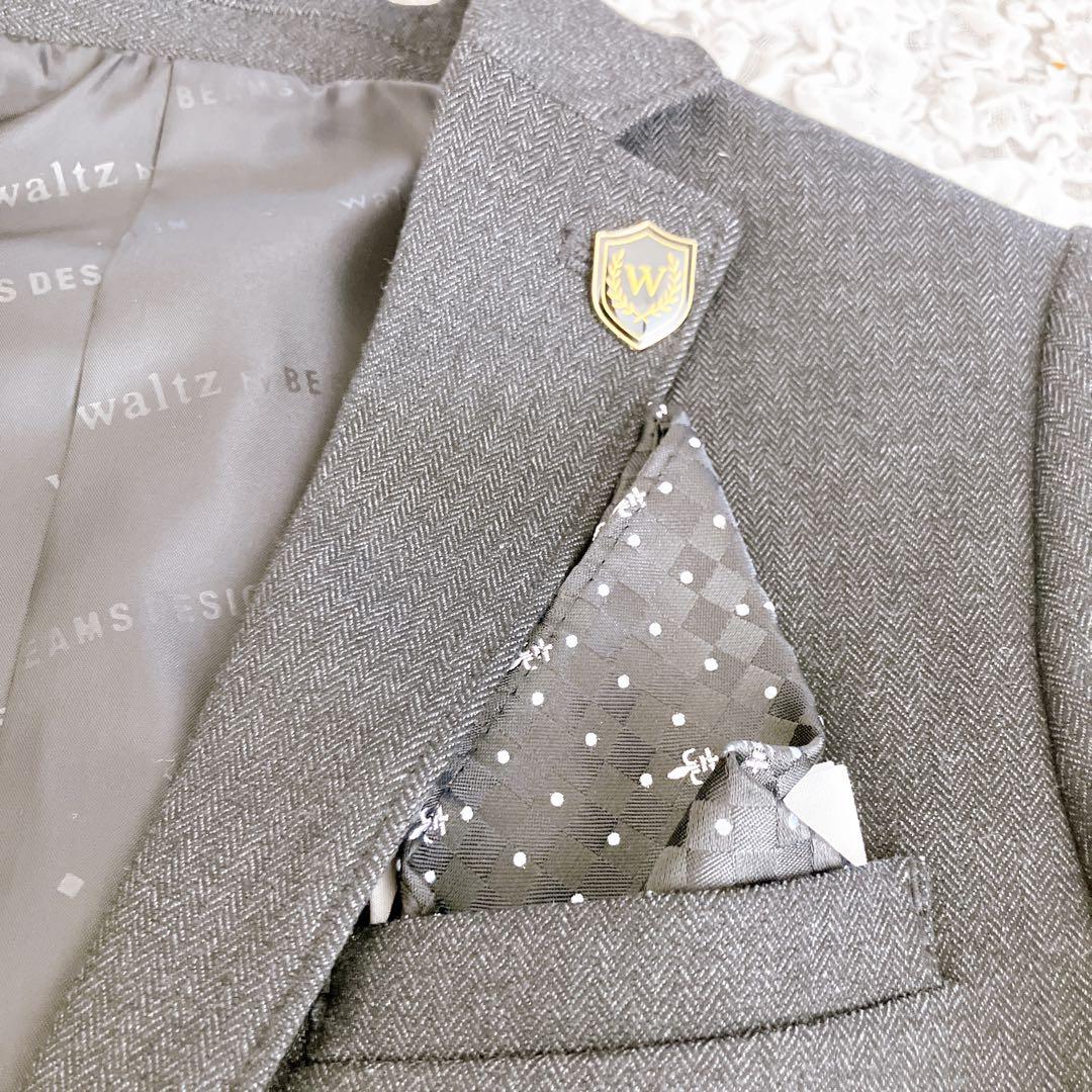 新品Waltz by BEAMS DESIGN スーツ　ヘリンボーン　130cm