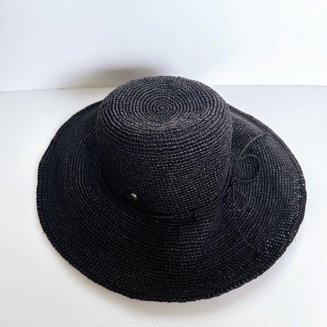 HELEN KAMINSKI ブラック ラフィアハット