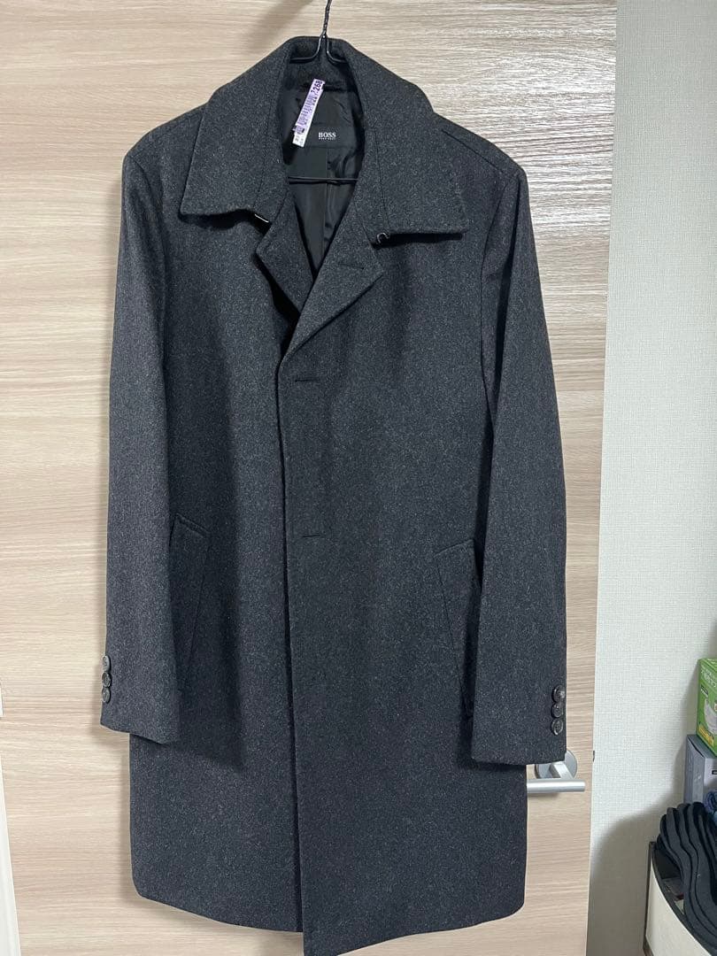 BOSS チェスターコート ダークグレー サイズ48