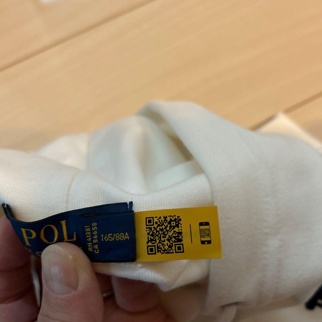 Polo Ralph Lauren ホワイト パーカー XS美品