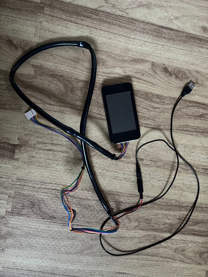 美品 IPS液晶搭載パチスロ専用タッチパネル式データカウンター ブラック 黒