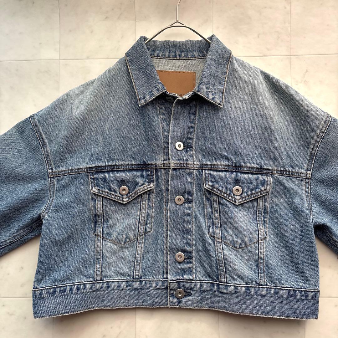 ドゥーズィエムクラス Cropped Denim ジャケット Gジャン 短丈