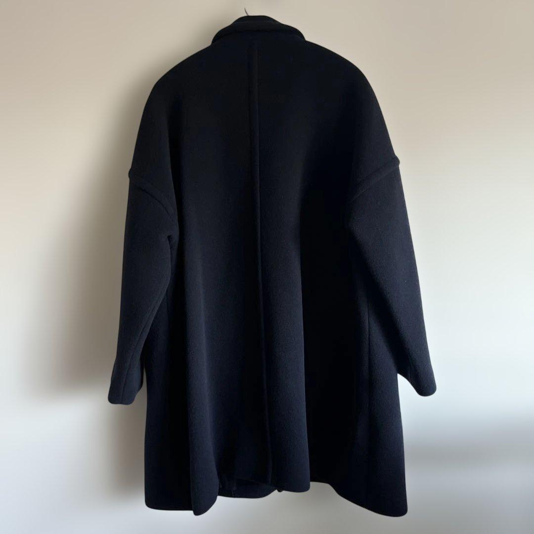 MACPHEE マカフィー　ショートパイルメルトン オーバーサイズドコート