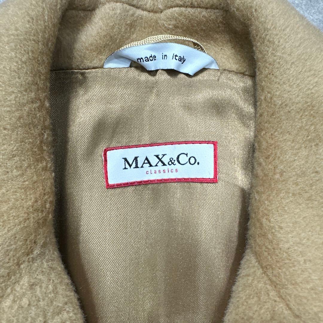 ★美品★MAX&Co. マックスアンドコー ロングコート カシミヤ混