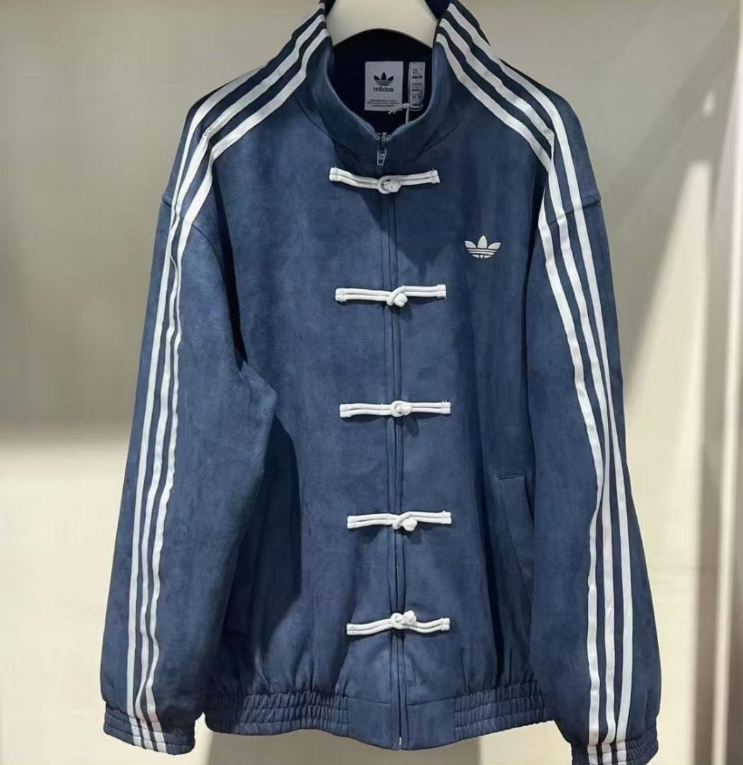 Adidas アディダス 中国限定 巳年ストライプジャケット ネイビー S