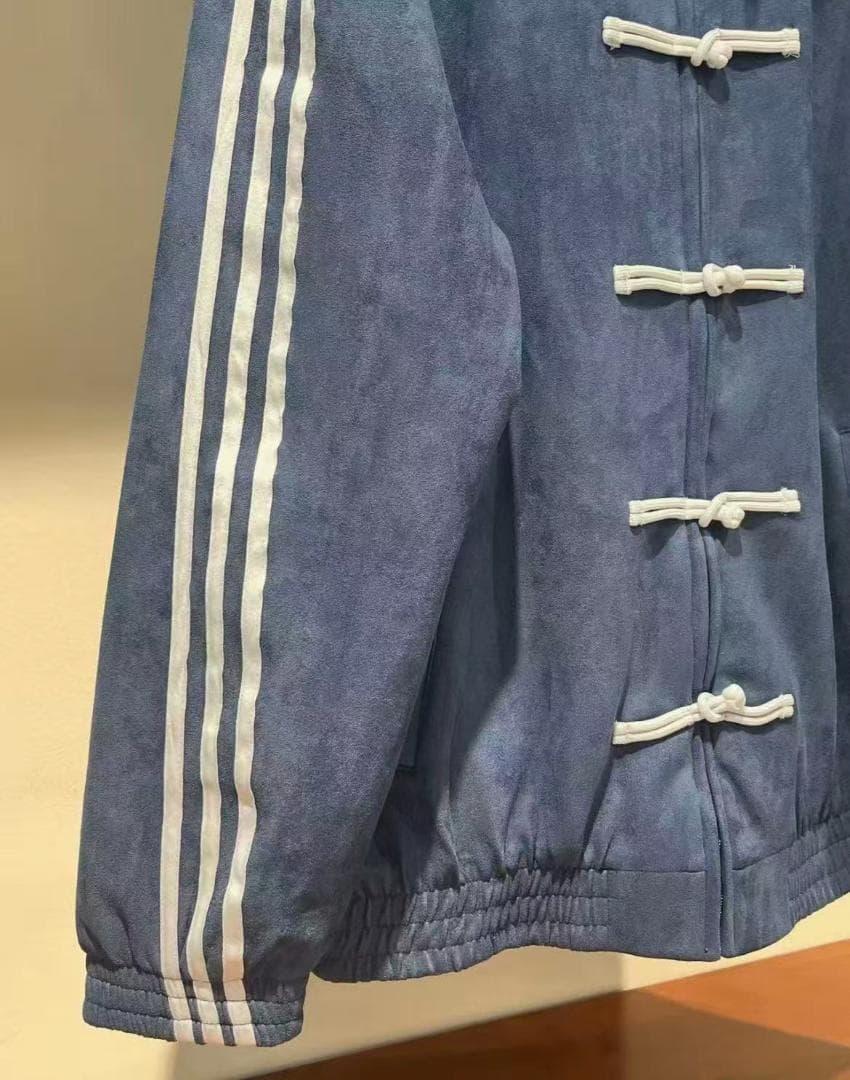 Adidas アディダス 中国限定 巳年ストライプジャケット ネイビー S