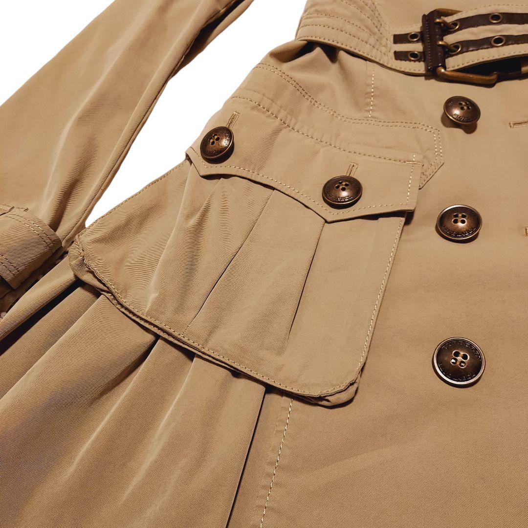 Burberry BLUE LABEL ベルテッドトレンチコート メタルボタン