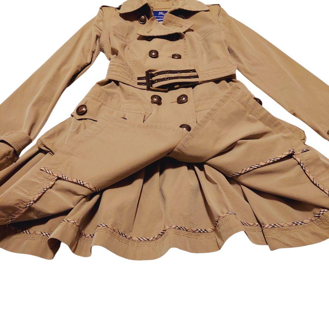 Burberry BLUE LABEL ベルテッドトレンチコート メタルボタン