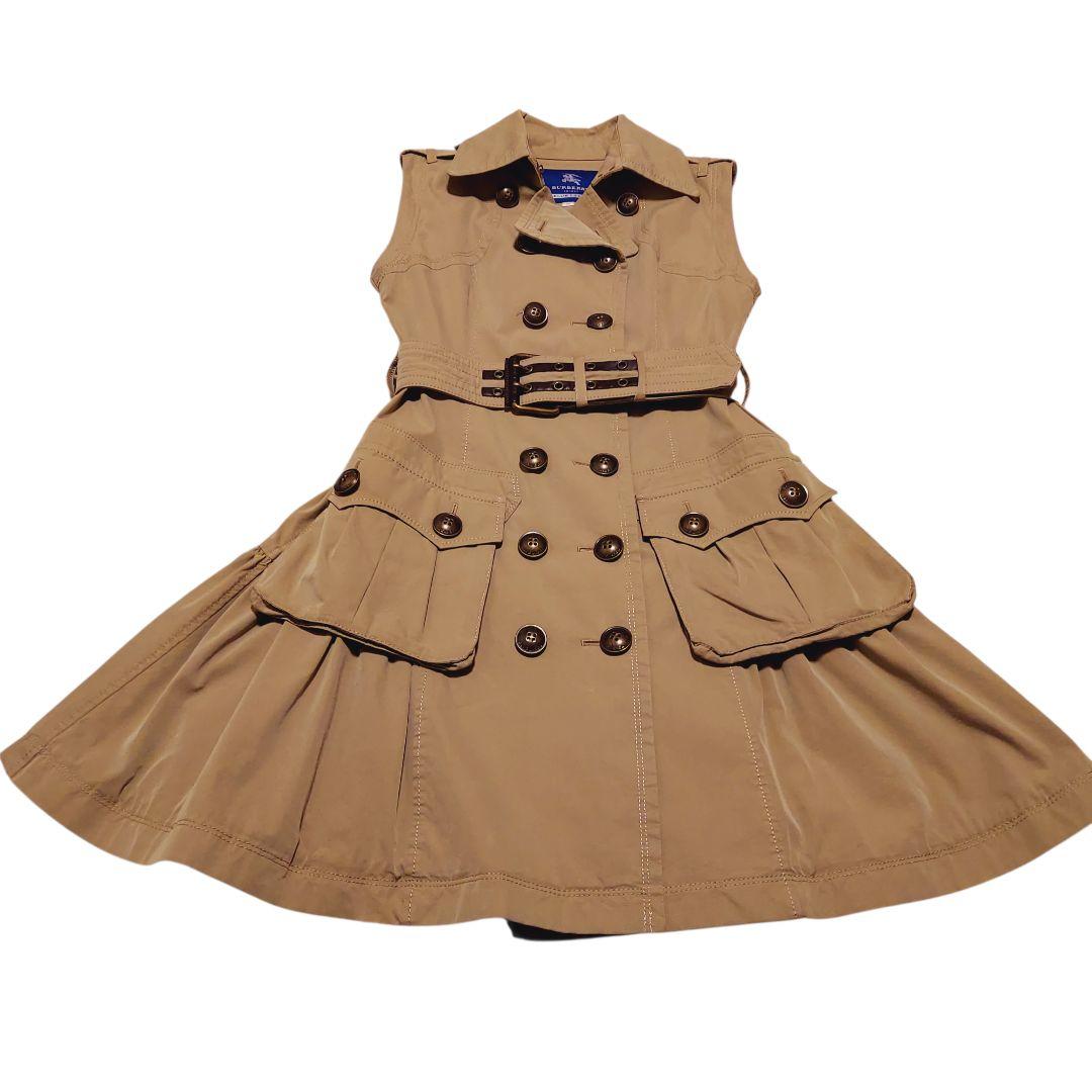 Burberry BLUE LABEL ベルテッドトレンチコート メタルボタン