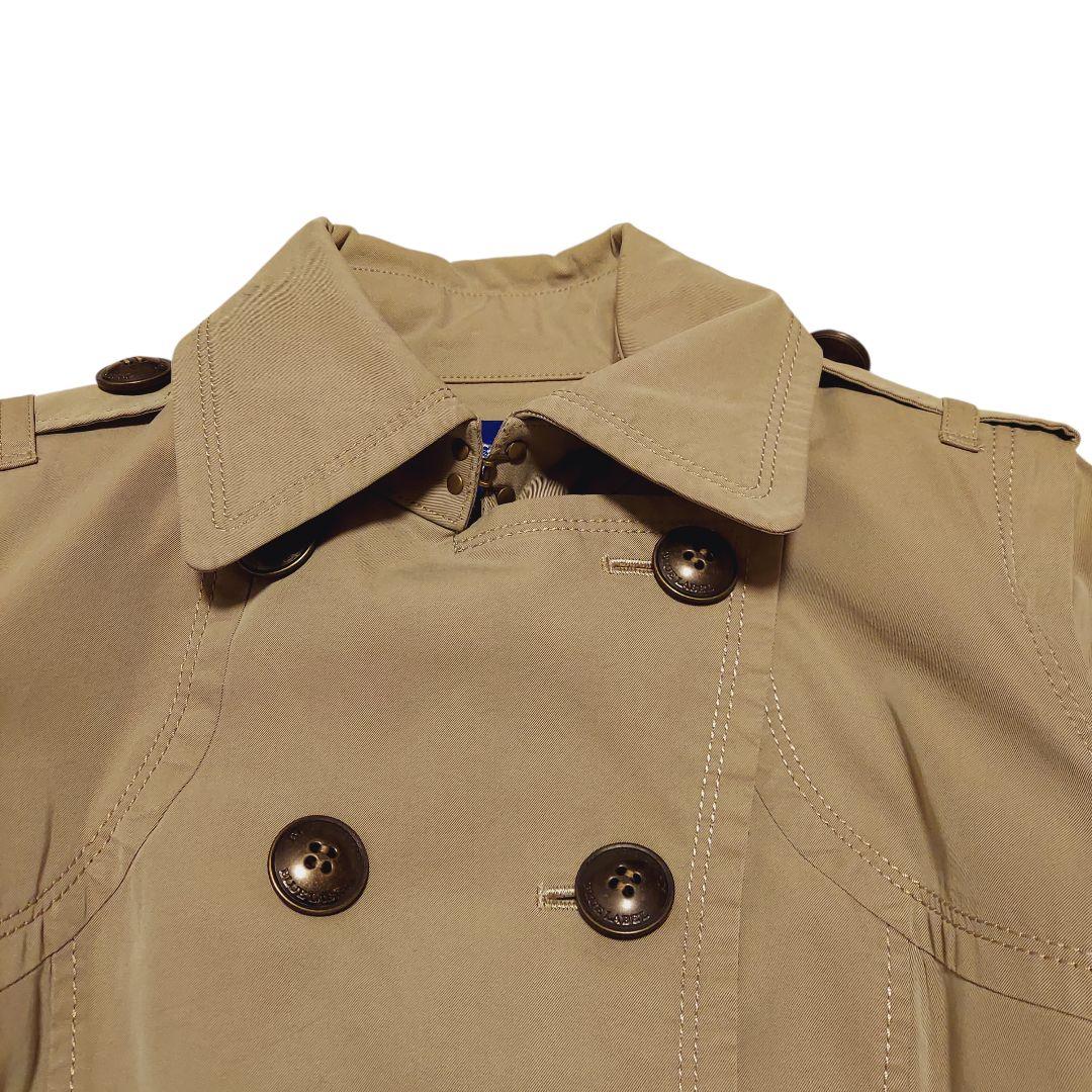 Burberry BLUE LABEL ベルテッドトレンチコート メタルボタン