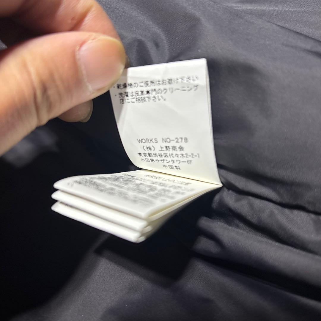 AVIREX ラムレザー　ダウンベスト　2XL 美品