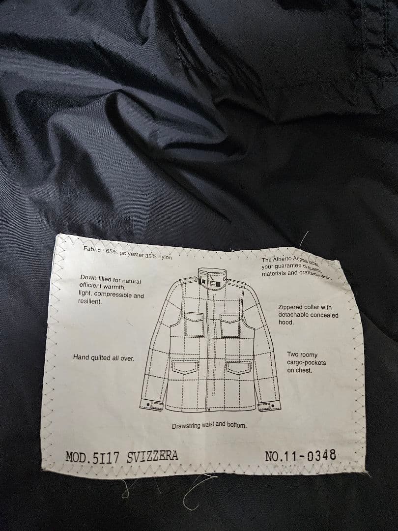 H*T様 ASPESI M-65 フィールドジャケット　　　　　ダウンジャケット