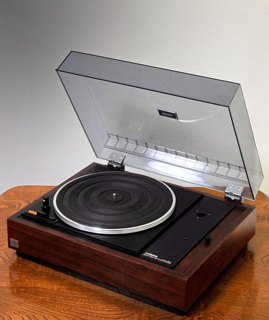 ★MICRO レコードプレーヤー型クリーナー　MR-611 　(ローズカラー)