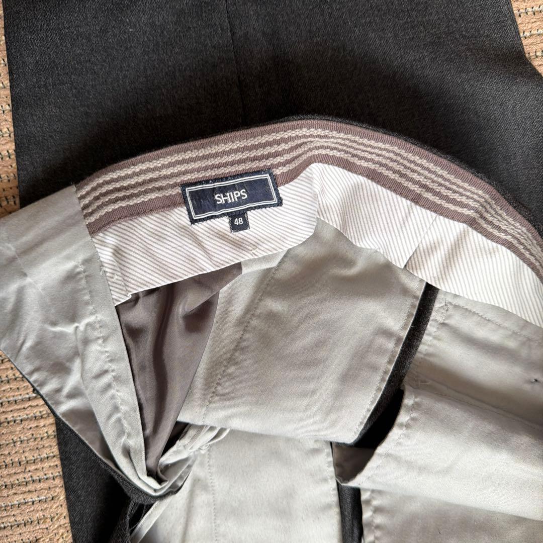 【期間限定値下！】SHIPS スーツ48 チャコールグレー