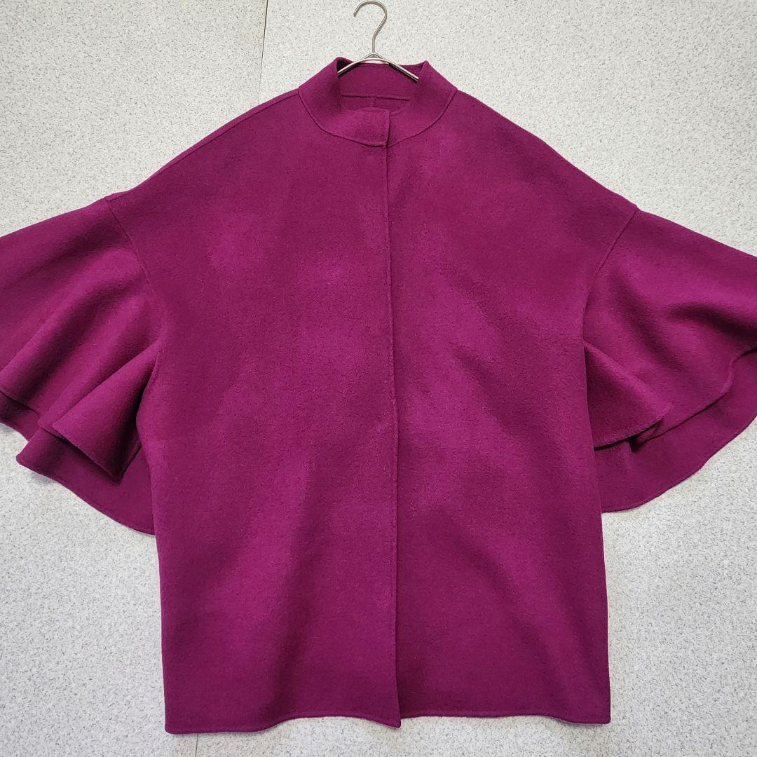 【定8.7万】近年 エムプルミエ Super170'sフレアスリーブミドルコート