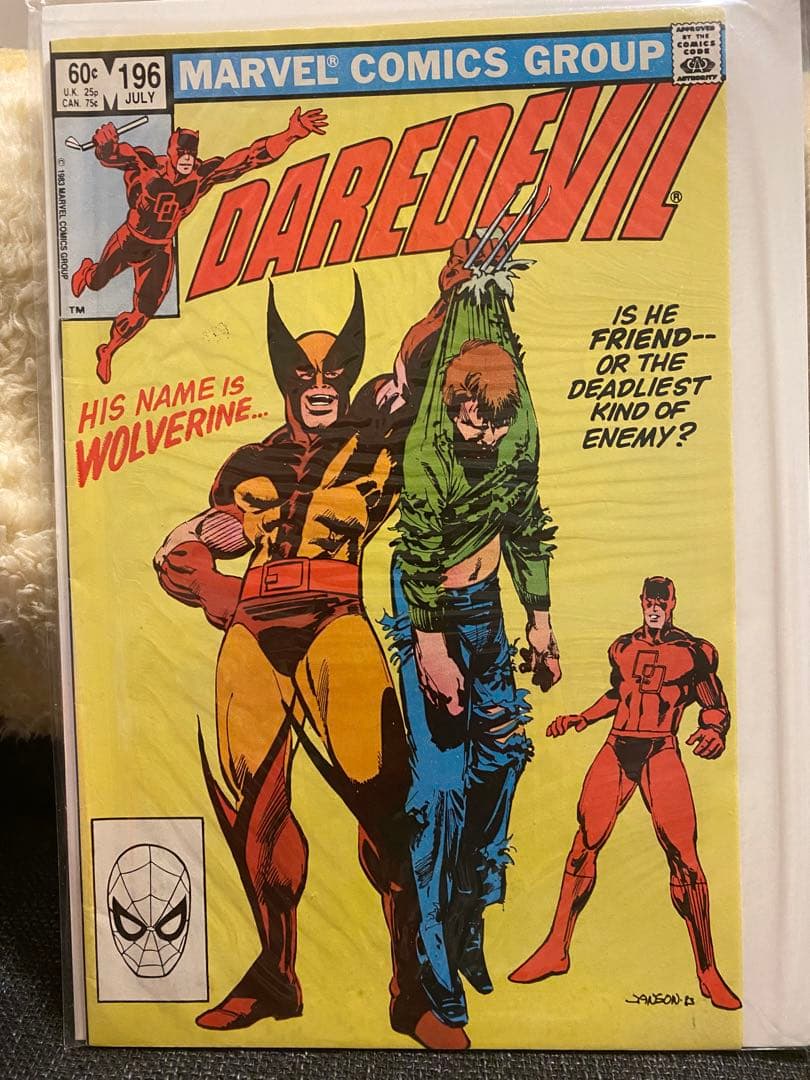 アメコミ　マーベル　Daredevil 196 1983 Wolverine
