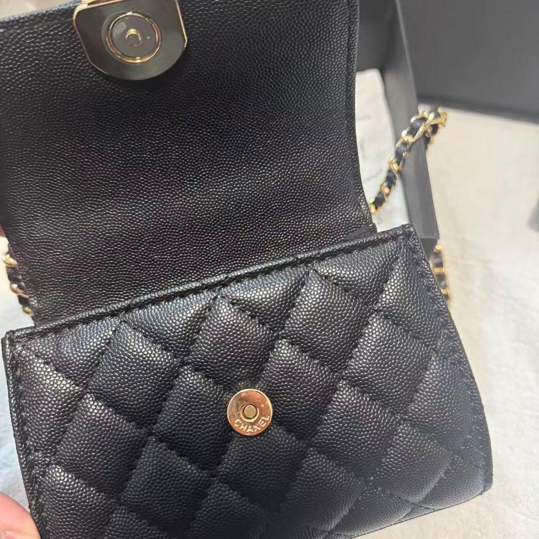 VIP顧客限定 ノベルティ キャビアスキン ショルダーバッグ ミニ