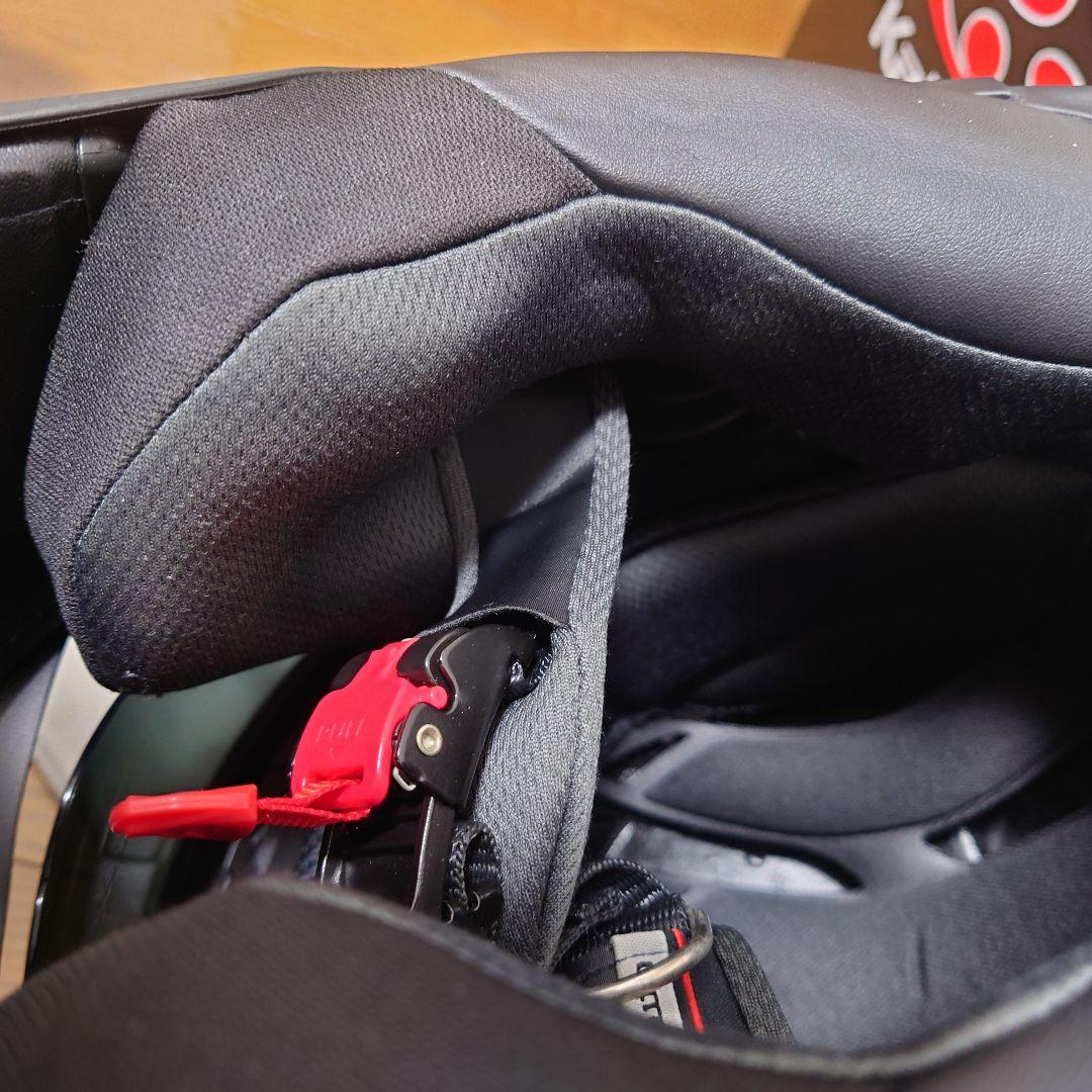 【美品】OGK Kabuto KAMUI-Ⅲ Sサイズ マットブラック/レッド