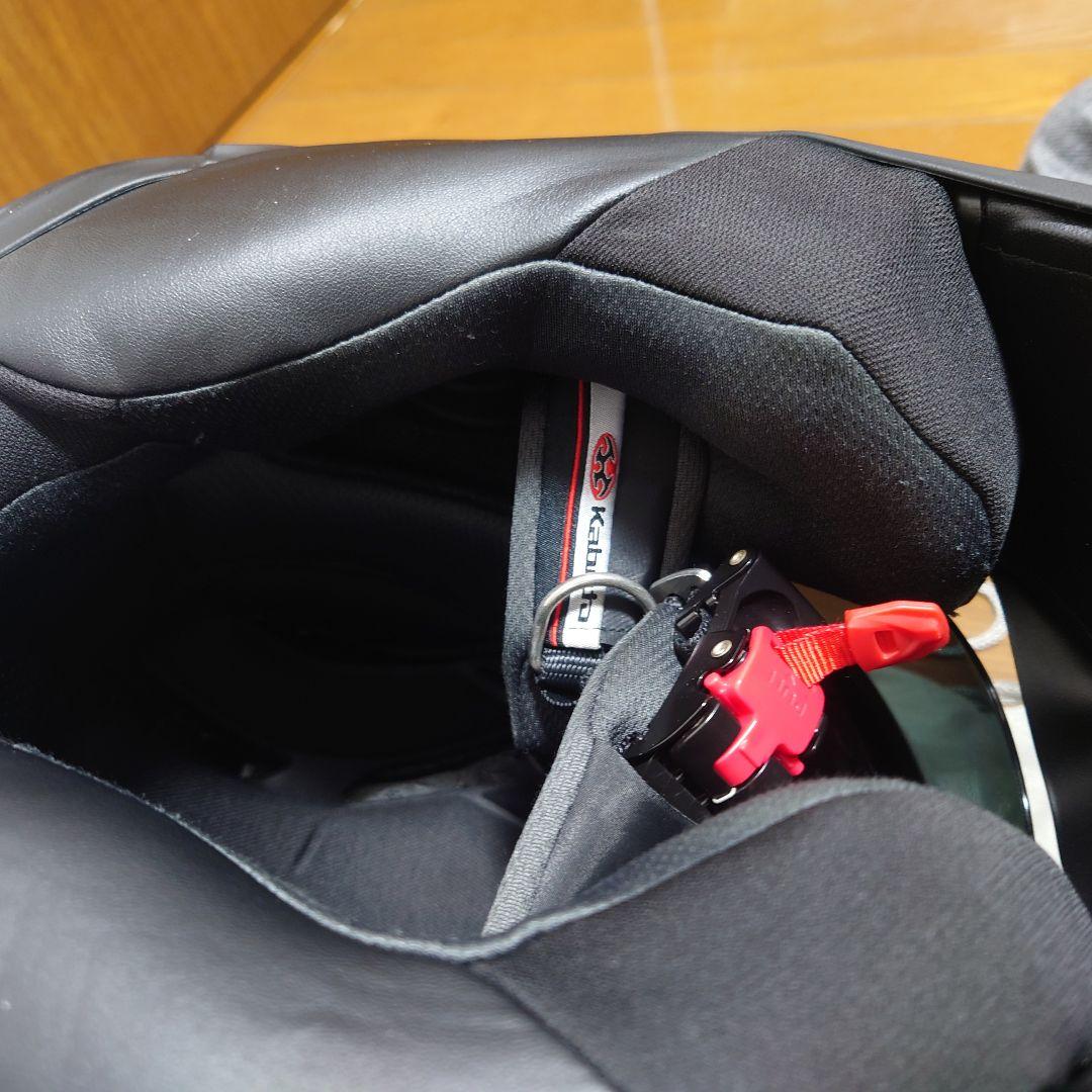 【美品】OGK Kabuto KAMUI-Ⅲ Sサイズ マットブラック/レッド