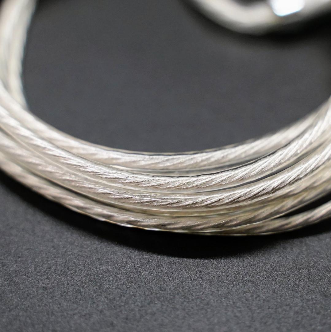 【1点限定】7N超冷凍製単結晶銅銀メッキ最高スペックIE500/3.5mm