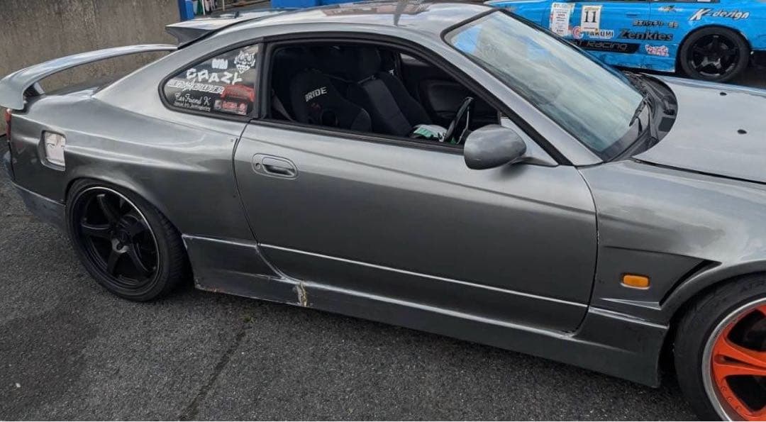 S15 シルビア ロング ルーフスポイラー 黒色 新品 値引き不可