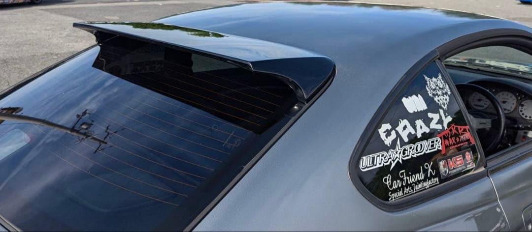 S15 シルビア ロング ルーフスポイラー 黒色 新品 値引き不可