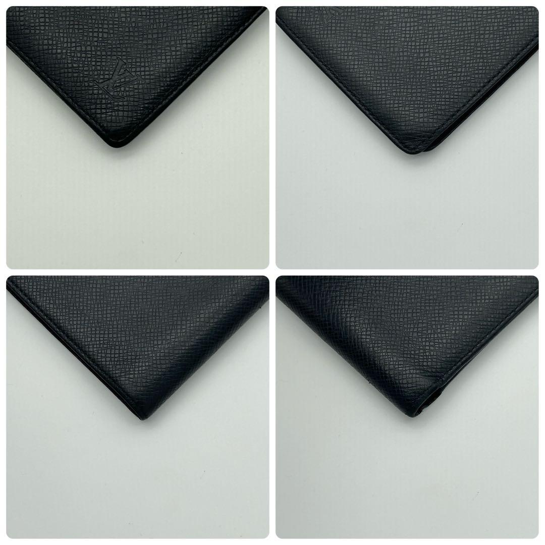 ルイ ヴィトン タイガ ポルトビエ6 カルト クレディ 二つ折り財布 札入れ