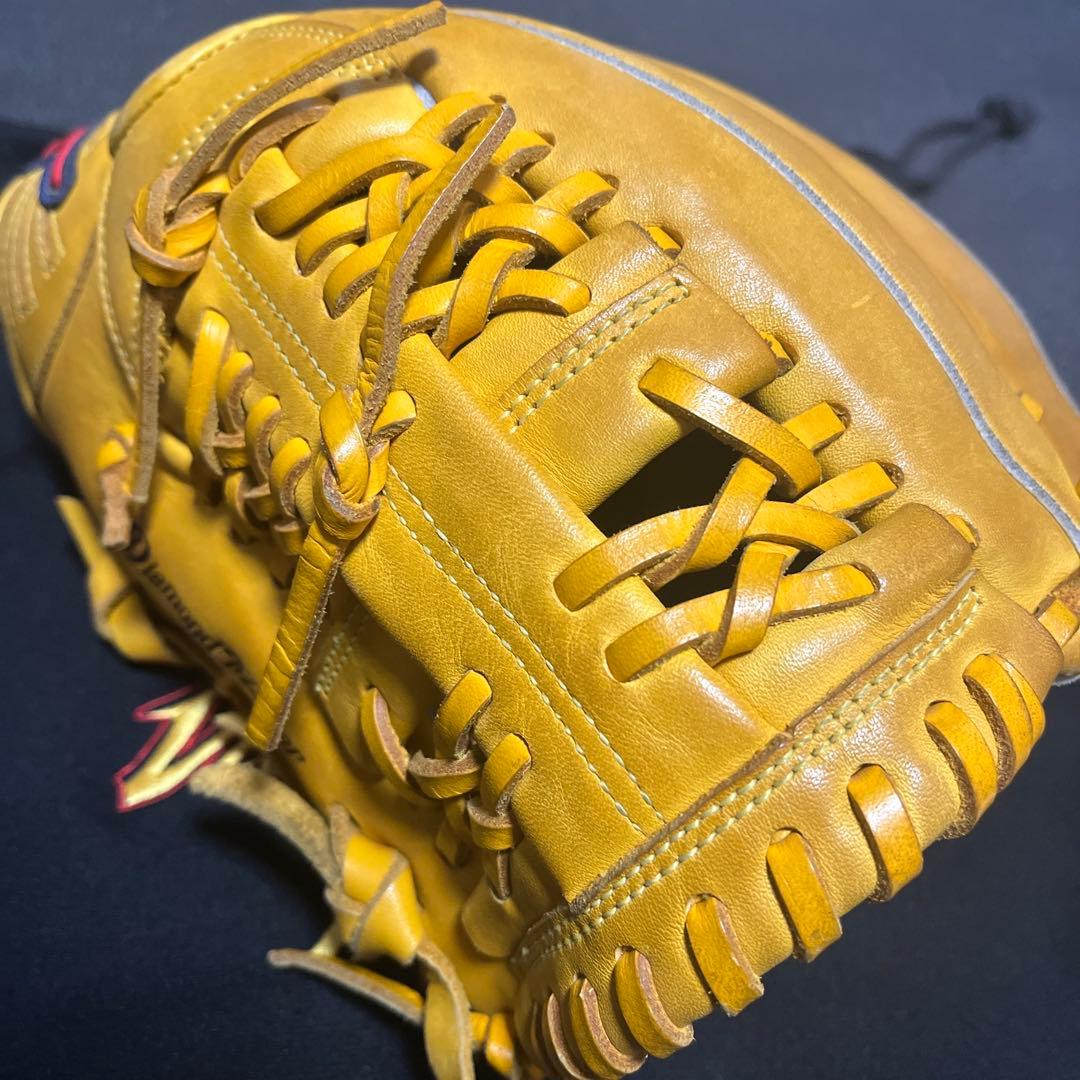 Mizuno 硬式 イエロー 野球グローブ 大人用 90