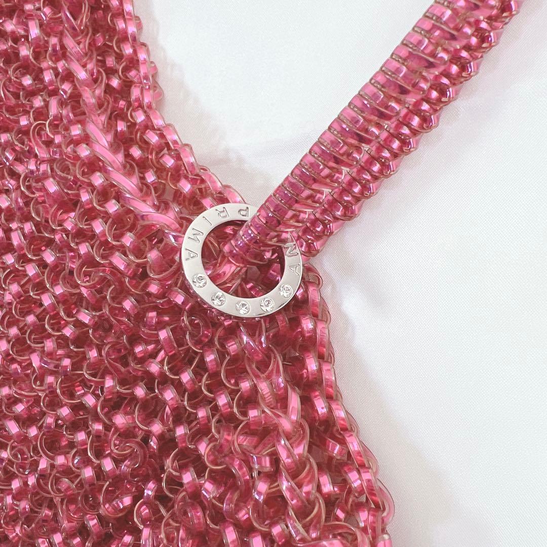 美品✨ アンテプリマ スタンダードスクエア ミディアム フクシアピンク チェーン