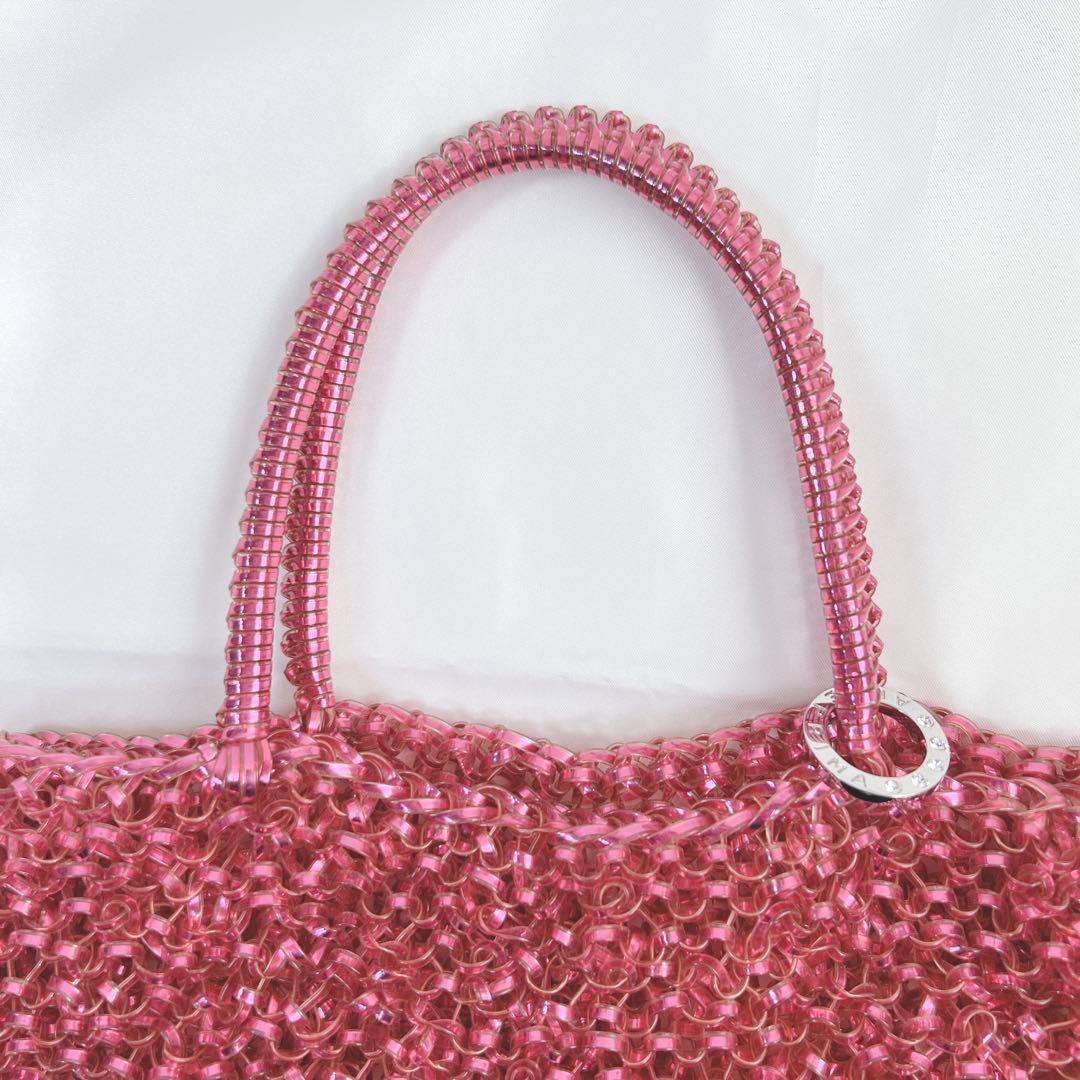 美品✨ アンテプリマ スタンダードスクエア ミディアム フクシアピンク チェーン