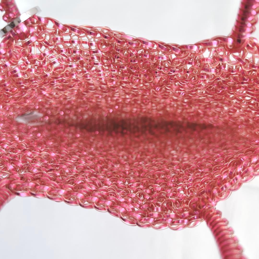 美品✨ アンテプリマ スタンダードスクエア ミディアム フクシアピンク チェーン