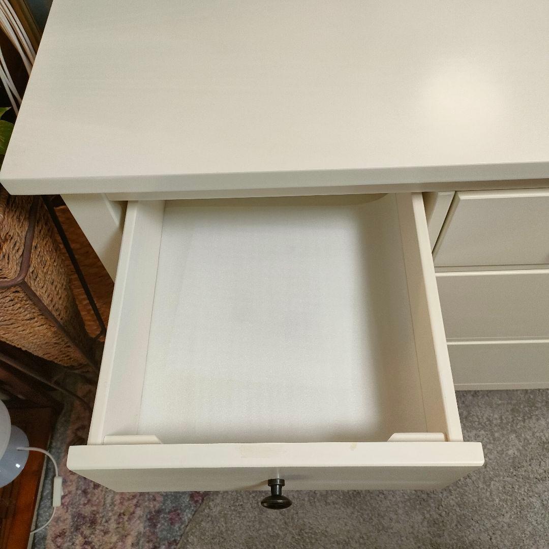 ニトリ 廃盤モデル ローチェスト カーシー 収納タンス 引き出し5杯 ホワイト