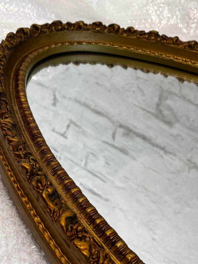 ビンテージミラー　壁掛け　姿見　大きめ　約107cm アンティーク好きに