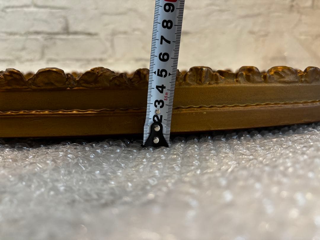 ビンテージミラー　壁掛け　姿見　大きめ　約107cm アンティーク好きに