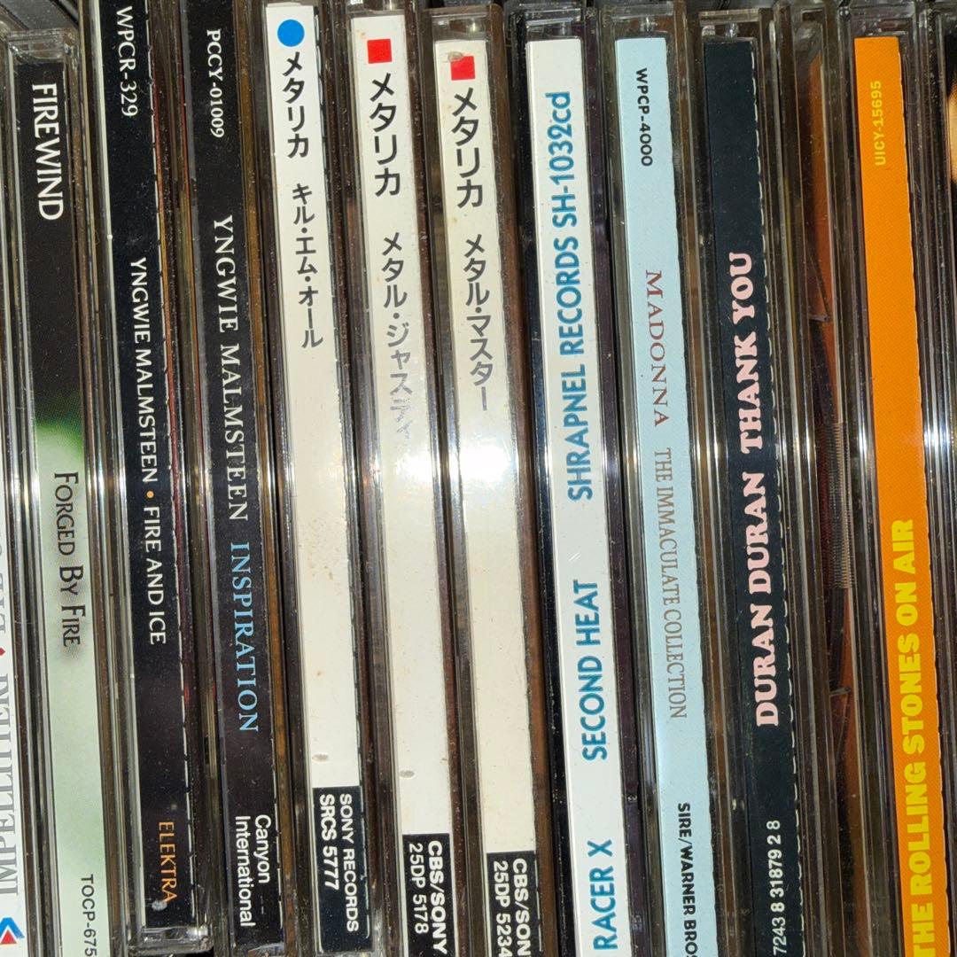CD　洋楽　まとめ売り ボン・ジョヴィ　メタリカ　Mr.Big　ドリームシアター
