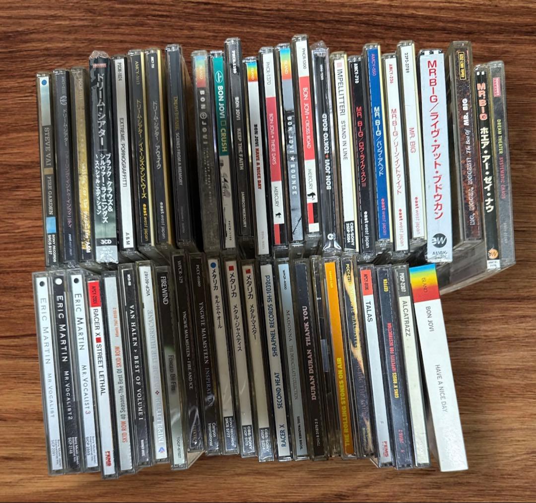 CD　洋楽　まとめ売り ボン・ジョヴィ　メタリカ　Mr.Big　ドリームシアター