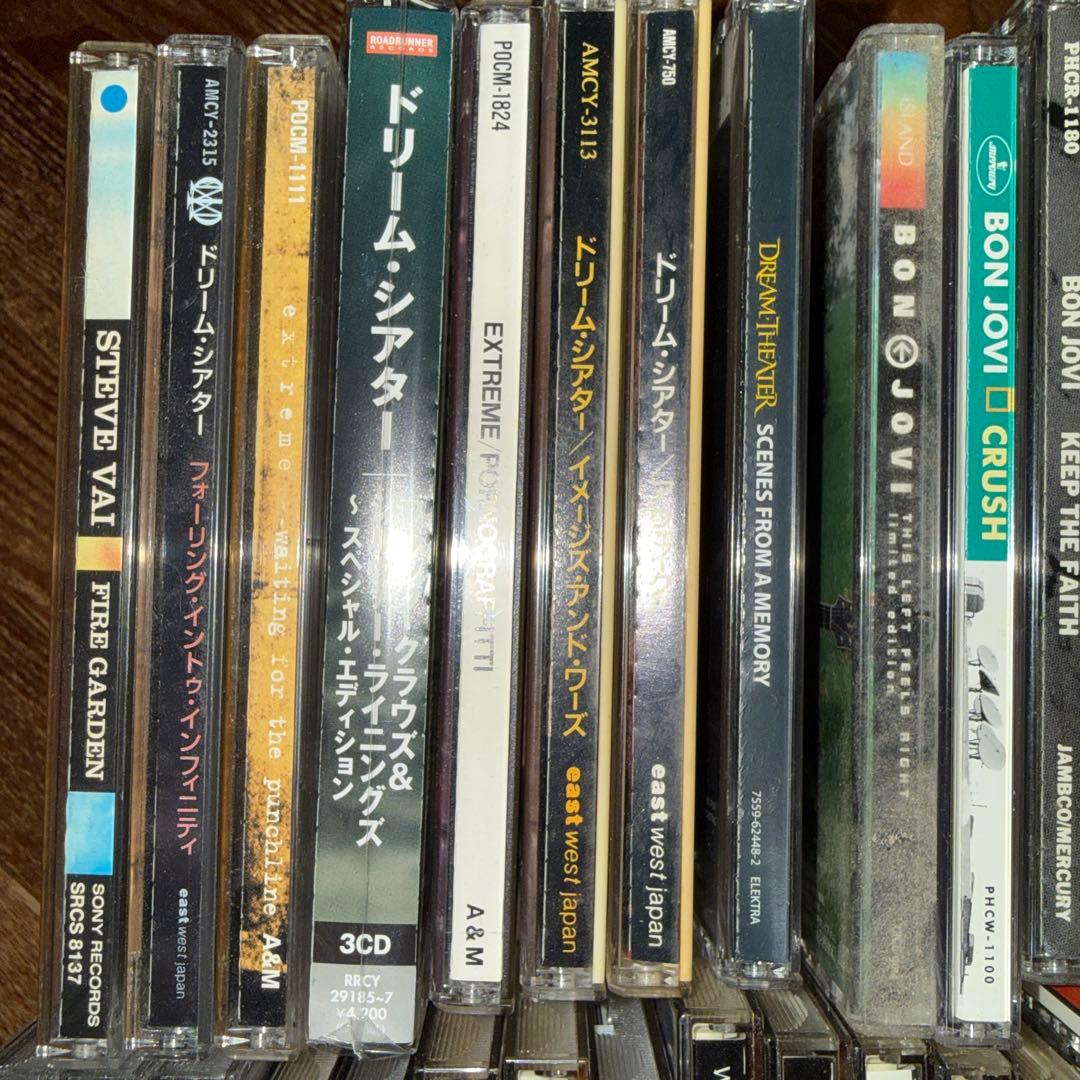 CD　洋楽　まとめ売り ボン・ジョヴィ　メタリカ　Mr.Big　ドリームシアター