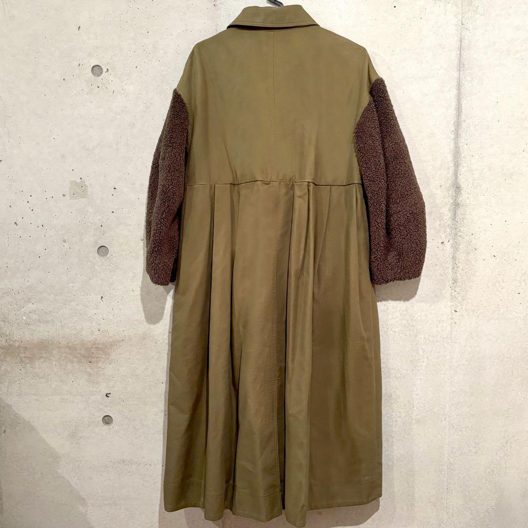 CLANE クラネ ボアスリーブモッズコート