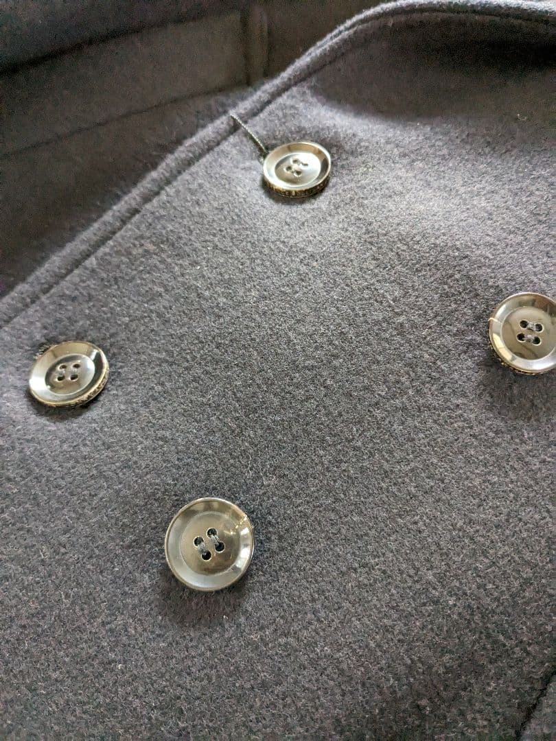 新品同様 09AW ジョンローレンスサリバン ピーコート ネイビー Sサイズ