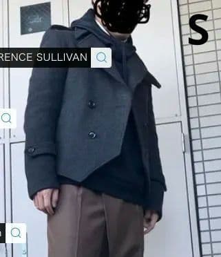 新品同様 09AW ジョンローレンスサリバン ピーコート ネイビー Sサイズ