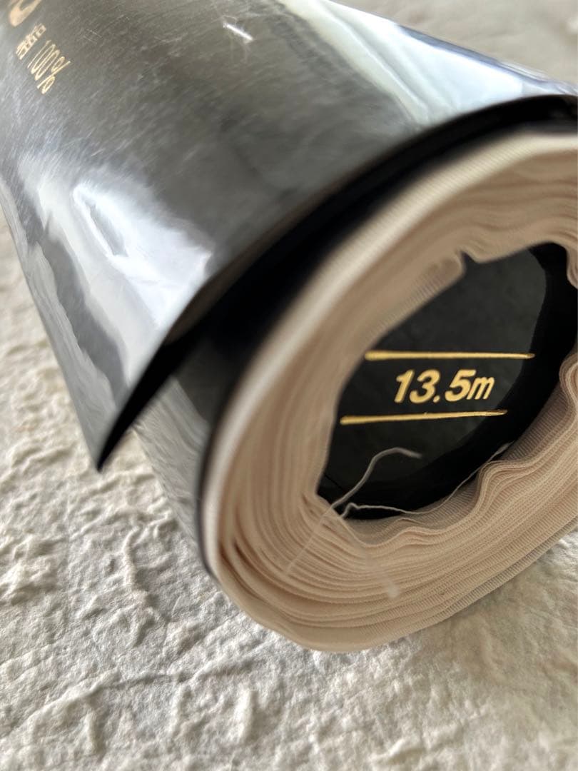 まるみい　長襦袢　白地　反物　芝草に雪輪　01