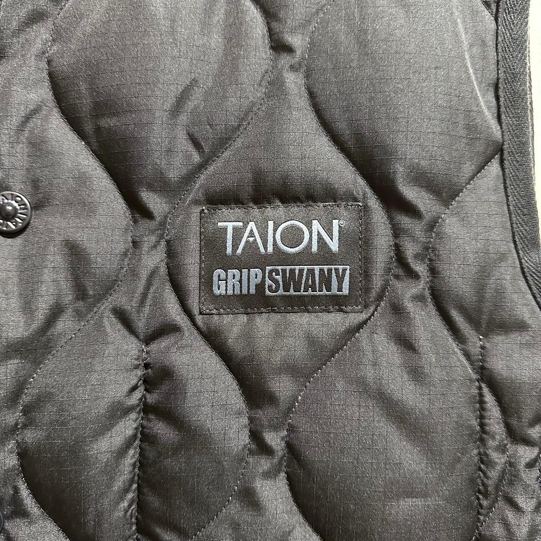 TAION×GRIP SWANY DOWN VEST BLACK