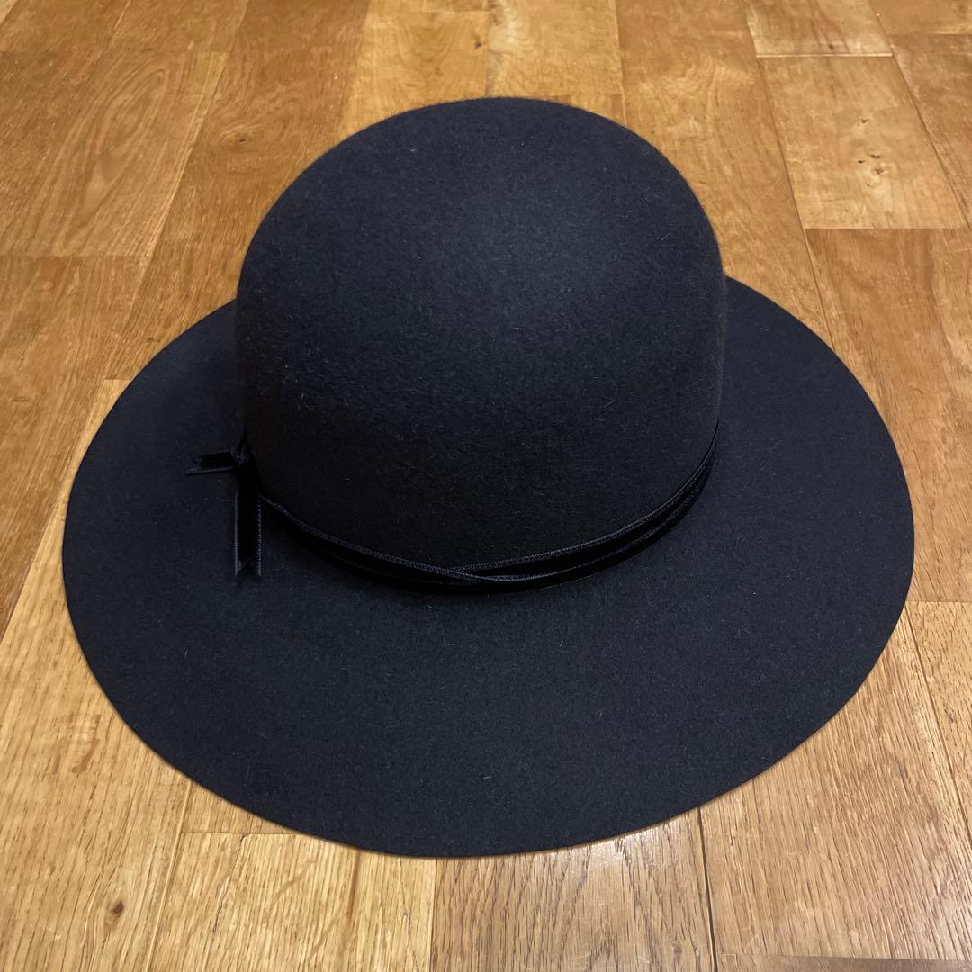 新品 ソロイスト キジマタカユキ キャップ ハット 中折れ帽 紺