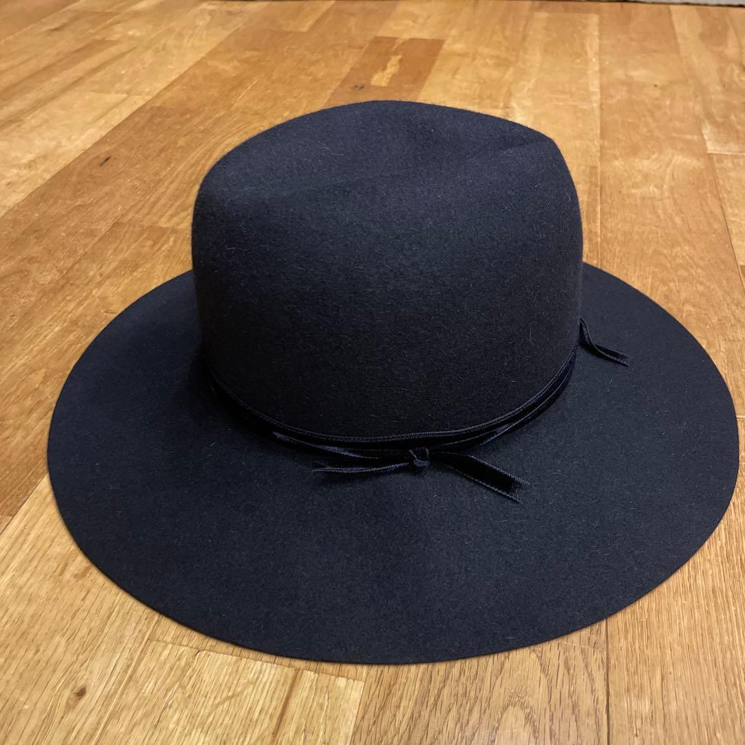 新品 ソロイスト キジマタカユキ キャップ ハット 中折れ帽 紺